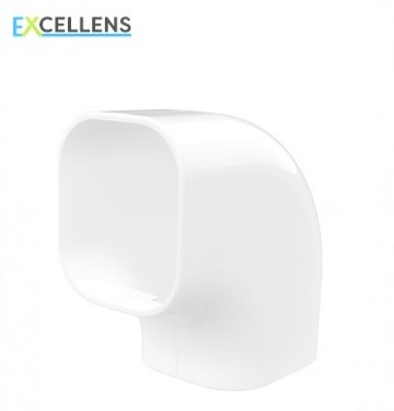 NEW LINE CP-72 flat elbow (bright white)